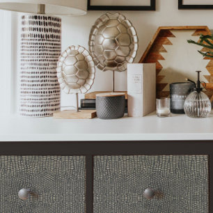 Snake Skin Black n Tan Animal Pattern Decoupage Ti Tissuepapier