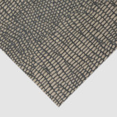 Snake Skin Black n Tan Animal Pattern Decoupage Ti Tissuepapier (Detail)