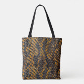 Snake Skin design Canvas tas (Achterkant)