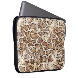Snake Skin Design Laptop Sleeve