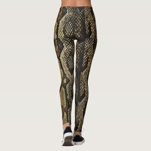 Snake Skin Design Leggings (Achterkant)