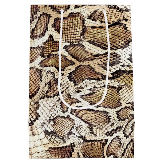 Snake Skin Design Medium Cadeauzakje (Achterkant)