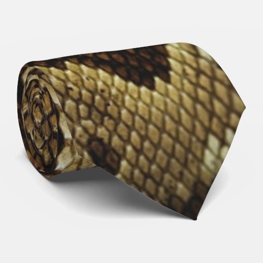 Snake Skin Design Stropdas (Opgerold)