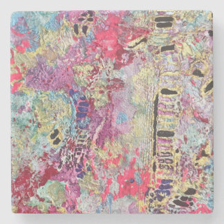 Snake Skin Marble Onderzetters Bold Vibrant Kleurr