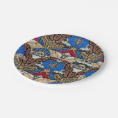 Snake Skin Pattern Papieren Bordje (Gekanteld)