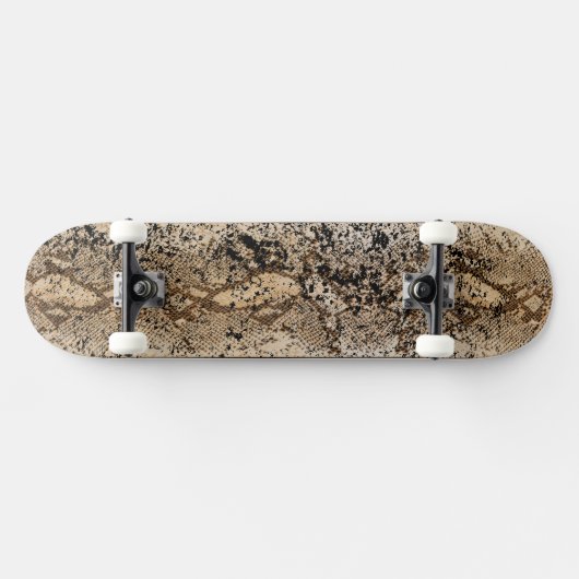 Snake Skin Pattern Persoonlijk Skateboard (Horizontaal)