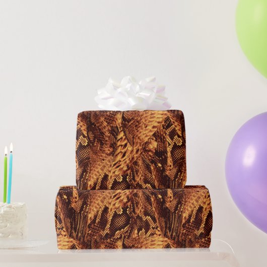 Snake Skin Pattern Wrapping Paper Cadeaupapier (Feestgeschenken)