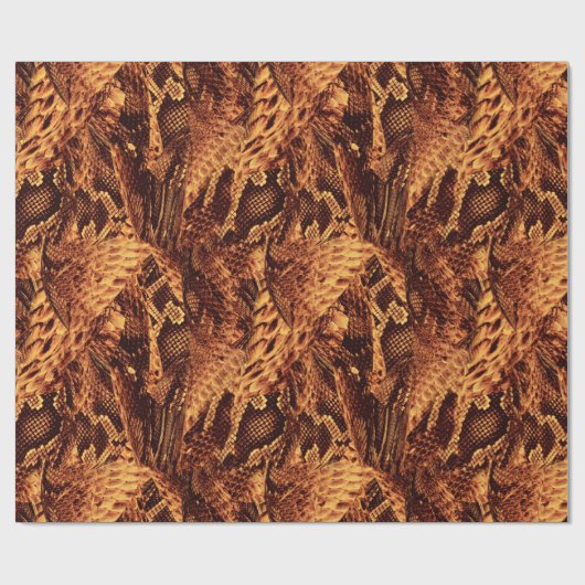 Snake Skin Pattern Wrapping Paper Cadeaupapier (Vlak)