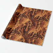 Snake Skin Pattern Wrapping Paper Cadeaupapier (Uitgerold)