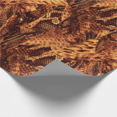 Snake Skin Pattern Wrapping Paper Cadeaupapier (Hoek)