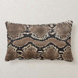 Snake Skin Print Accent Pillow Kussen