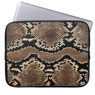 Snake Skin Print Laptop-hoes Laptop Sleeve