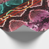 Snake skin print. slang Pattern. Dierlijke afdruk. Cadeaupapier (Hoek)