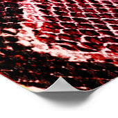 Snake skin print. slang Pattern. Dierlijke afdruk. Poster (Hoek)