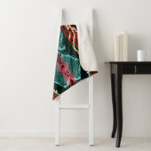Snake skin print. slang Pattern. Dierlijke afdruk. Sherpa Deken (In situ)