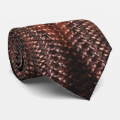 Snake Skin Print Slanke Elegante Nieuwheid Stropda Stropdas (Opgerold)