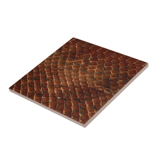 Snake Skin Print Tegeltje (Zijkant)