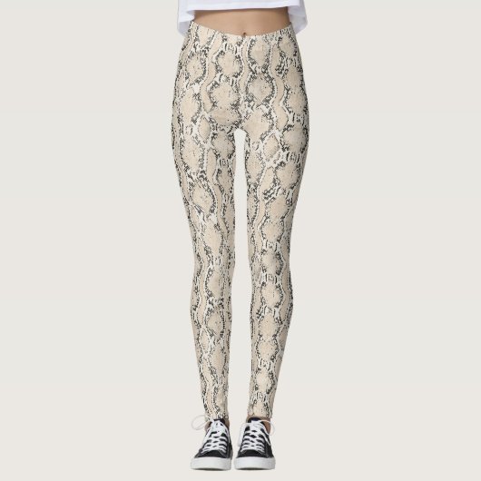  snake skin texture leggings (Voorkant)