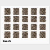 Snake Skin Vierkante Sticker (Vel)