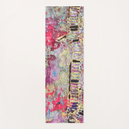 Snake Skin Yoga Mat Vet Levendig Goud Kleurrijk