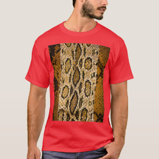 Snake Skins Foto Mode Textielontwerp T-shirt
