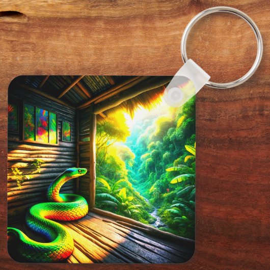 Snake Sleutelhanger (Achterkant)