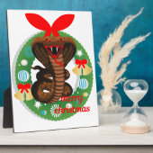 snake snake kerst fotoplaat (Zijkant)