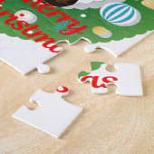 snake snake kerst legpuzzel (Zijkant)