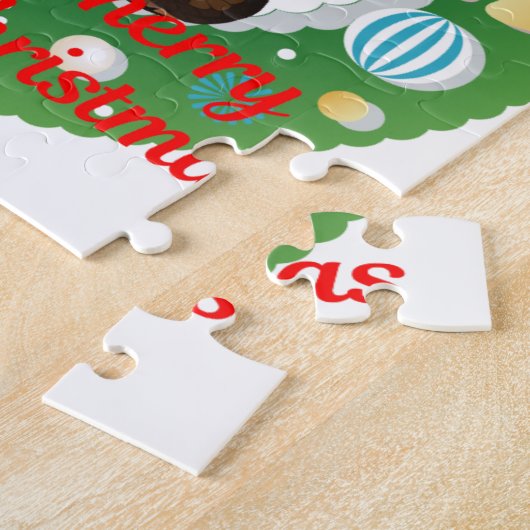 snake snake kerst legpuzzel (Zijkant)