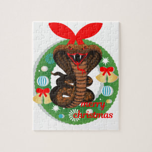 snake snake kerst legpuzzel