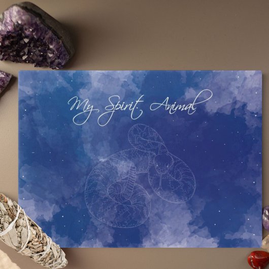 Snake Spirit Animal Decorative Glass Cutting Board Snijplank