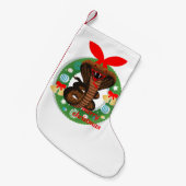 snake stocking van de groente - kerstcobra kleine kerstsok (Voorkant (Hangend))