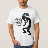 Snake Sun Petroglyphs Kokopelli T-shirt (Voorkant)