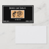 Snake Symbol KoKopelli Logo Visitekaartje (Voorkant / Achterkant)