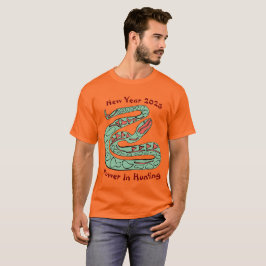 Snake T-shirt voor Heren Nieuwjaar 2025