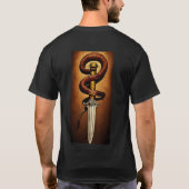SNAKE TATTOO DESIGN TSHIRT (Achterkant)