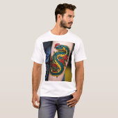 "Snake Tattoo Hand T-shirt (Voorkant volledig)
