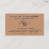 Snake Tattoo Trendy Visitekaartje (Achterkant)