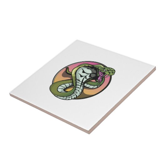 Snake Tegeltje (Zijkant)