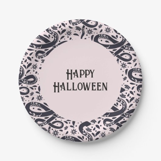 Snake thema Halloween Paper Bord (Voorkant)