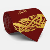 Snake Thmed Necktie (CNY-slangenthema) Stropdas (Opgerold)