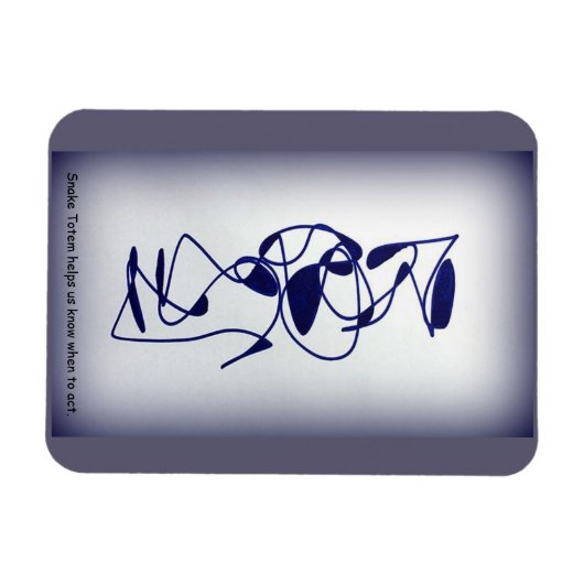 Snake Totem Magneet (Horizontaal)