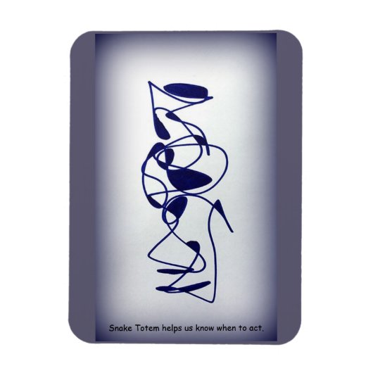 Snake Totem Magneet (Verticaal)