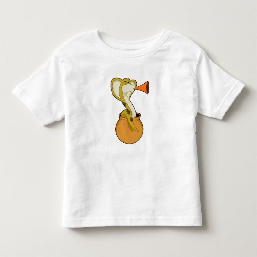 Snake Trumpet Music Kinder Shirts (Voorkant)