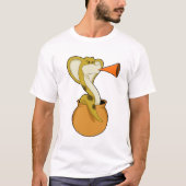 Snake Trumpet Music T-shirt (Voorkant)