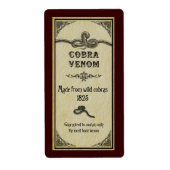 Snake Venom Label (Voorkant)