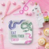 Snake verjaardagsfeestje Borden Papieren Bordje (Feest)