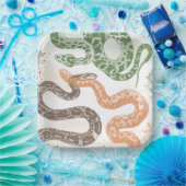 Snake verjaardagsfeestje Borden Papieren Bordje (Feest)