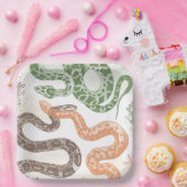 Snake verjaardagsfeestje Borden Papieren Bordje (Feest)