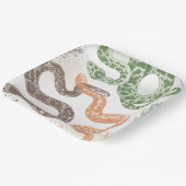 Snake verjaardagsfeestje Borden Papieren Bordje (Gebogen)